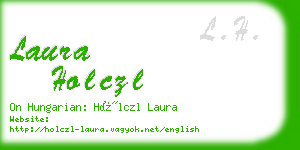 laura holczl business card